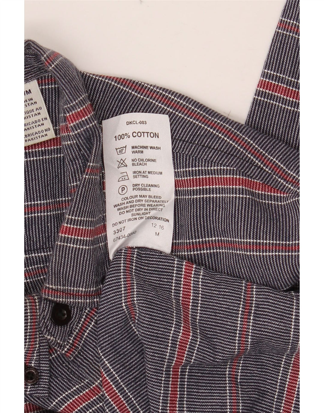 Ανδρικό πουκάμισο DOCKERS Βαμβακερό μεσαίο μπλε ριγέ