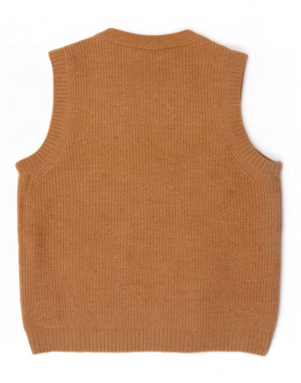 Marks & Spencer Γυναικείο γιλέκο Tank Top UK 14 Medium Beige Acrylic