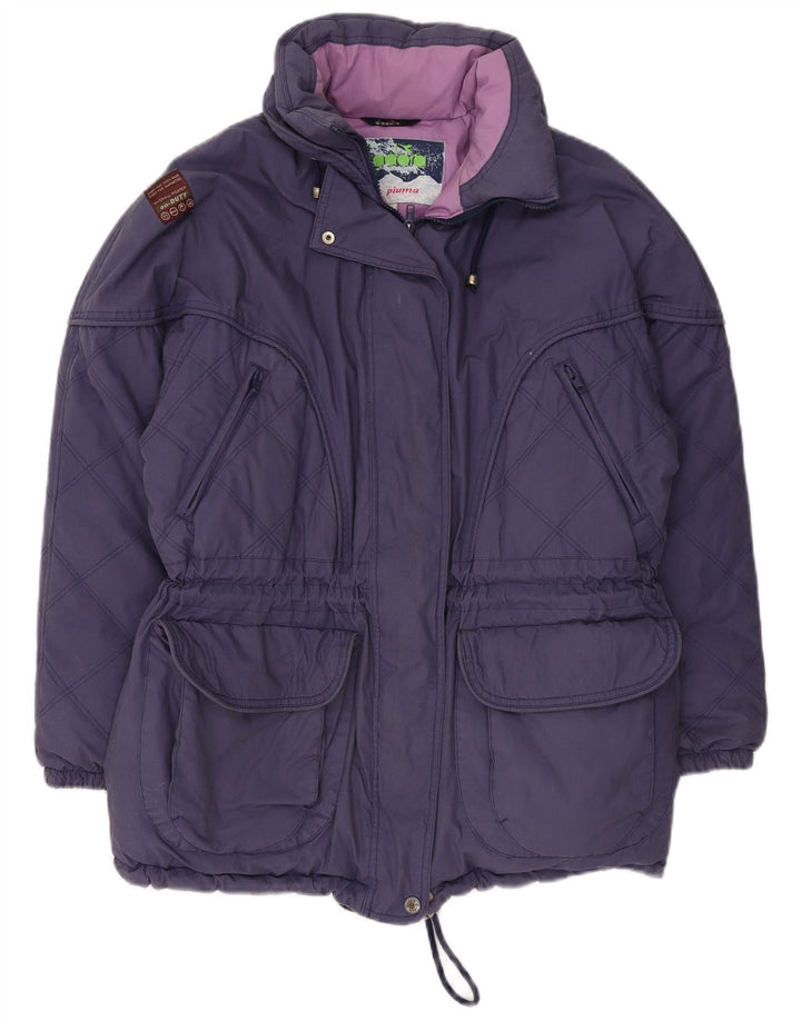 DIADORA Γυναικείο υπερμεγέθη τζάκετ UK 10 Small Navy Blue Polyester