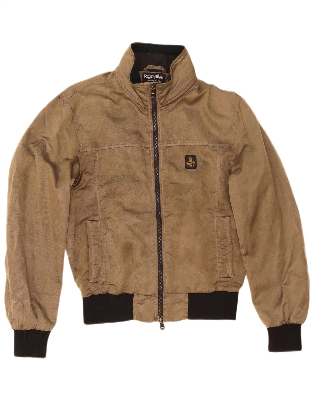 Ανδρικό μπουφάν βροχής Refrigiwear UK 38 Medium Khaki Colorblock Polyamide