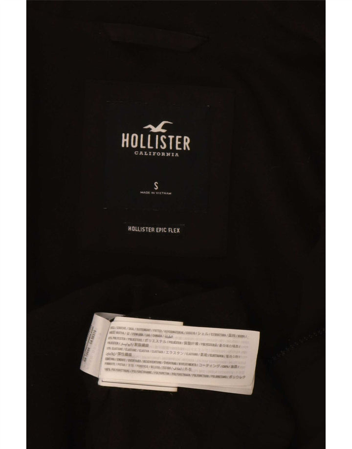 Hollister Ανδρικό μπουφάν με κουκούλα Bomber UK 36 Small Black Polyester