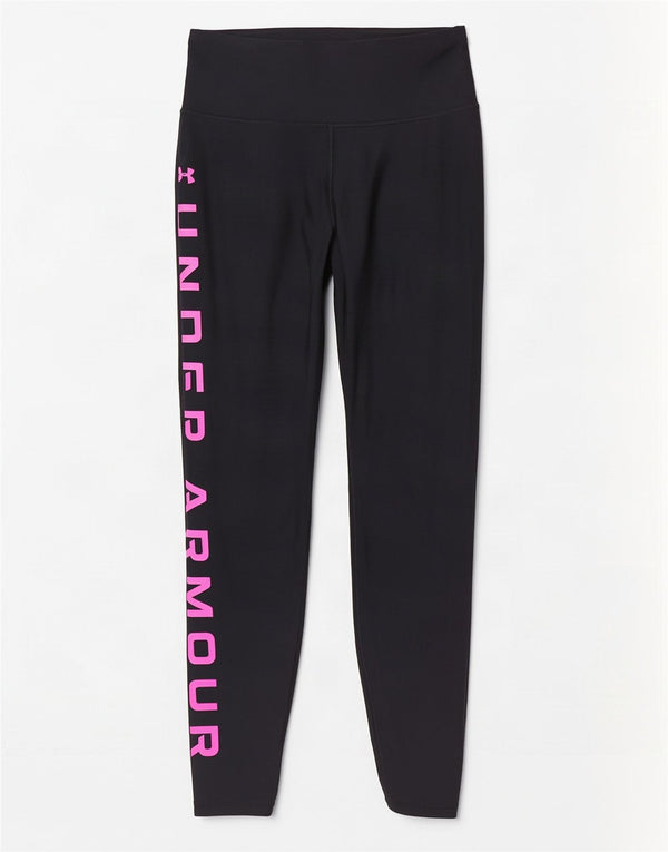 Under Armour Γυναικεία Heat Gear Graphic κολάν UK 10 Small Black Polyester