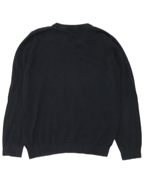 Marks & Spencer Boys πουλόβερ πουλόβερ με λαιμόκοψη 13-14 ετών μαύρο βαμβακερό