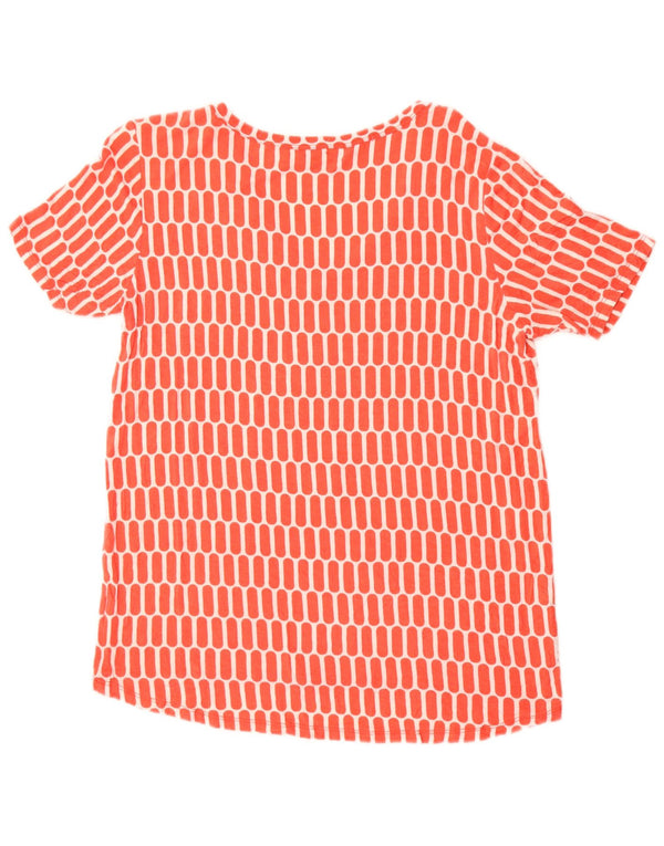 MICHAEL KORS Γυναικείο T-Shirt Top 10 Small Red Geometric Synthetic