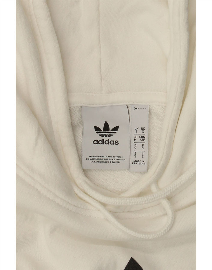 Ανδρικό γραφικό κουκούλα Adidas Small White