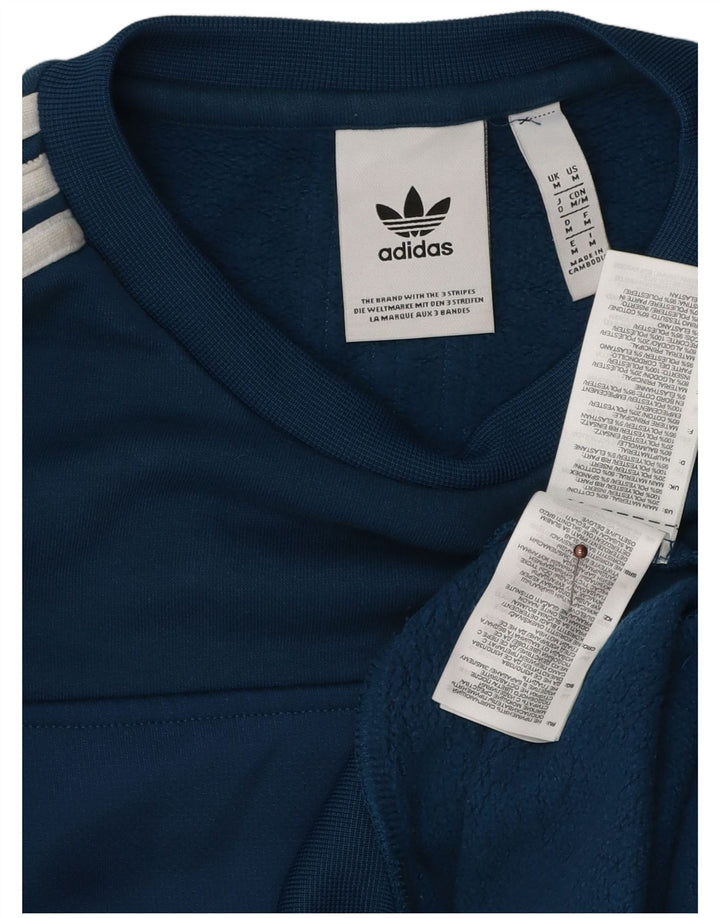 Ανδρικό φούτερ ADIDAS Jumper Μεσαίο μπλε βαμβακερό