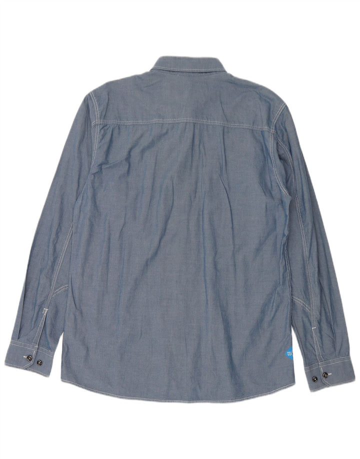 JACK & JONES Mens Shirt XL Blue Cotton