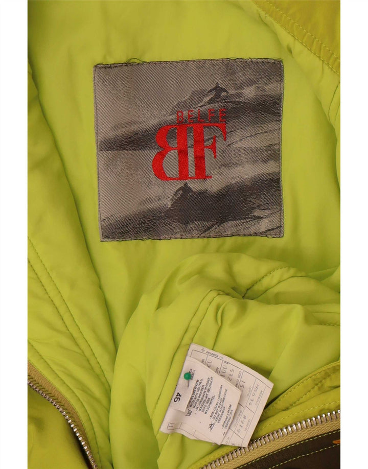 Γυναικείο μπουφάν Belfe Oversized Ski IT 46 Large Green Floral Polyester
