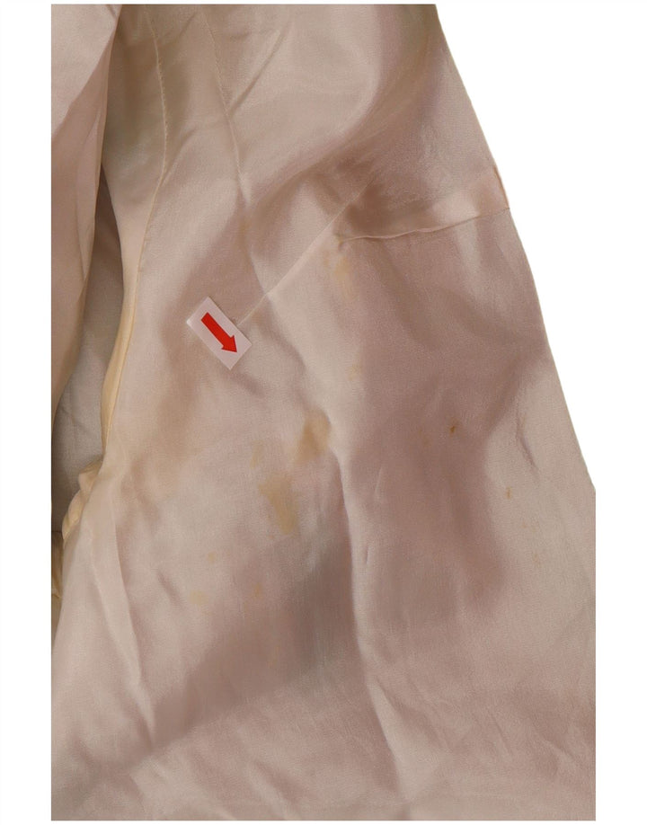 VINTAGE Γυναικείο Longline Abstract Pattern Μπουφάν σακάκι EU 42 Large Green