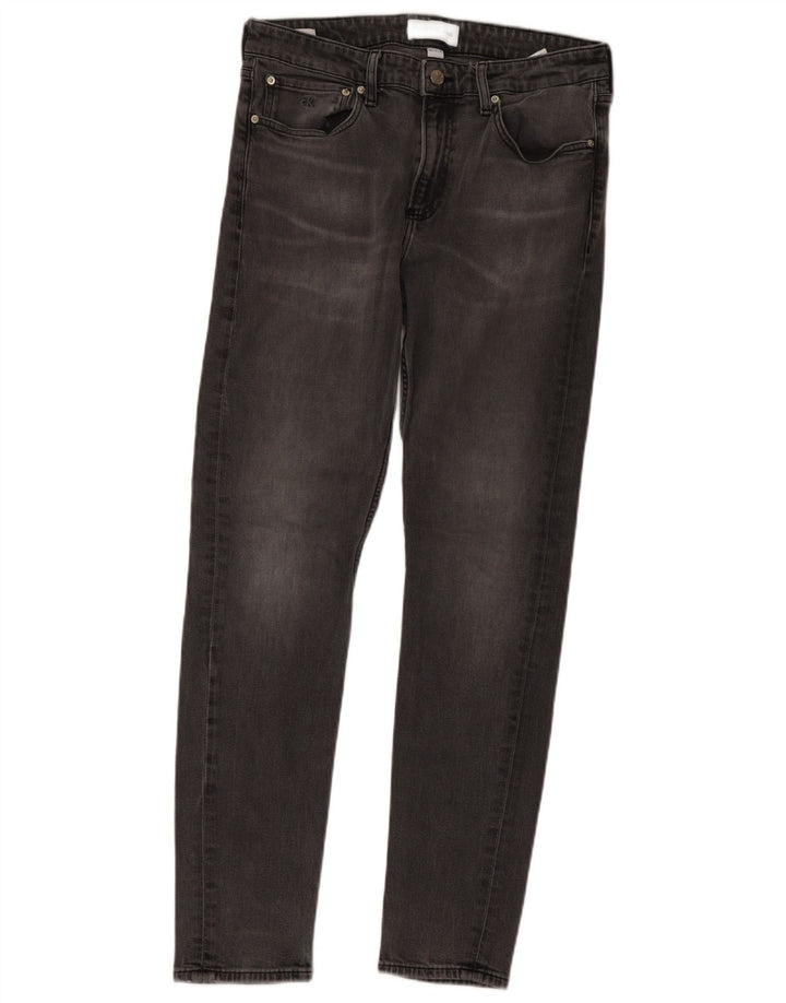 Calvin Klein Ανδρικό Slim Jeans W33 L32 Γκρι βαμβακερό