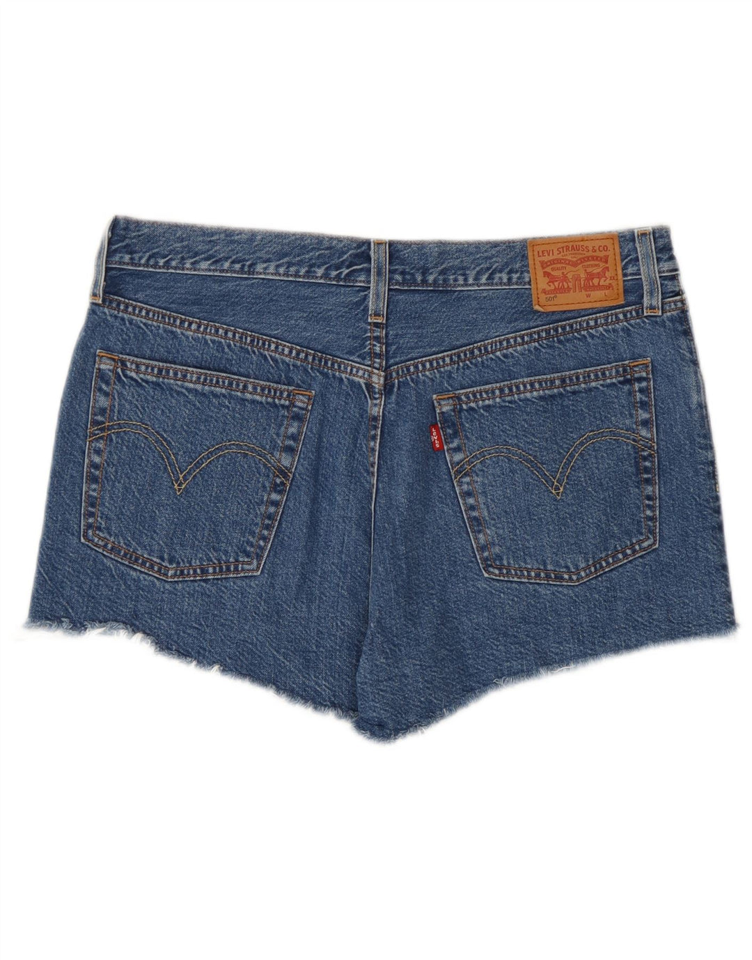 Γυναικείο σορτς Levi's 501 τζιν W31 μεσαίο μπλε βαμβακερό