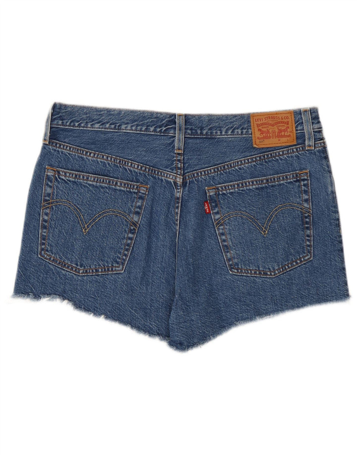 Γυναικείο σορτς Levi's 501 τζιν W31 μεσαίο μπλε βαμβακερό