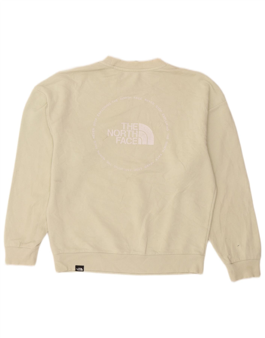 The North Face Γυναικεία Φούτερ Jumper UK 14 Medium Off White Βαμβακερό