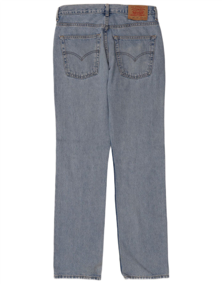 Levi's Mens 581 Straight Jeans W33 L34 Μπλε βαμβακερό