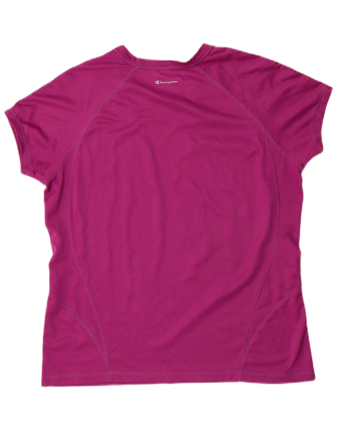 Champion γυναικείο T-Shirt Top UK 18 XL Pink Polyester