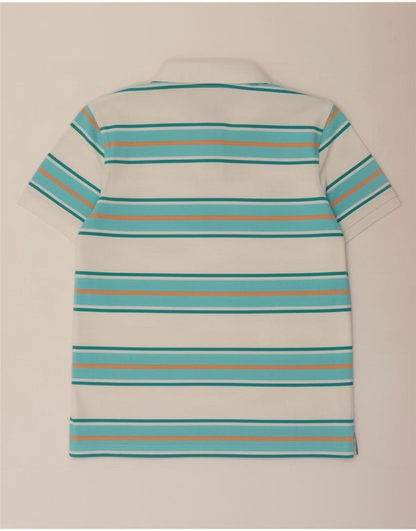 Ανδρικό μπλουζάκι πόλο Crew Clothing, Βαμβακερό μεσαίο μπλε ριγέ