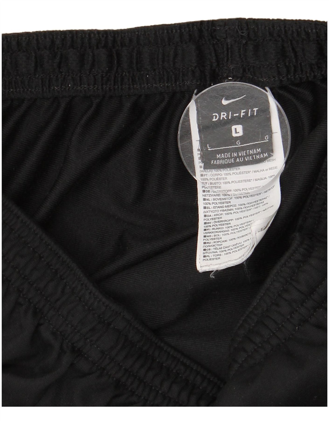 Ανδρική φόρμα NIKE Dri Fit Παντελόνι μεγάλο μαύρο πολυεστέρα