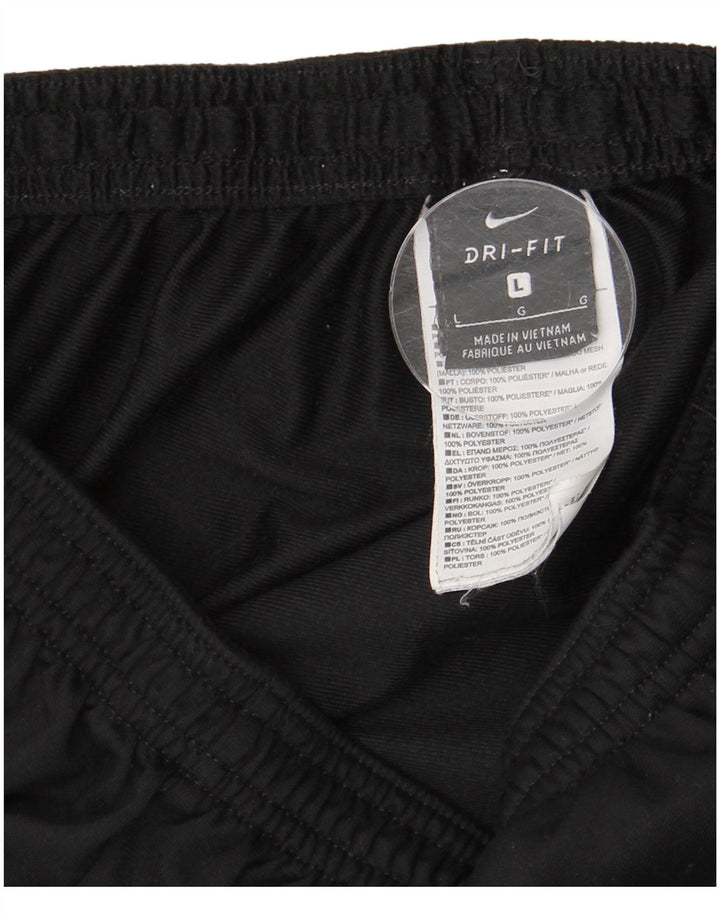 Ανδρική φόρμα NIKE Dri Fit Παντελόνι μεγάλο μαύρο πολυεστέρα