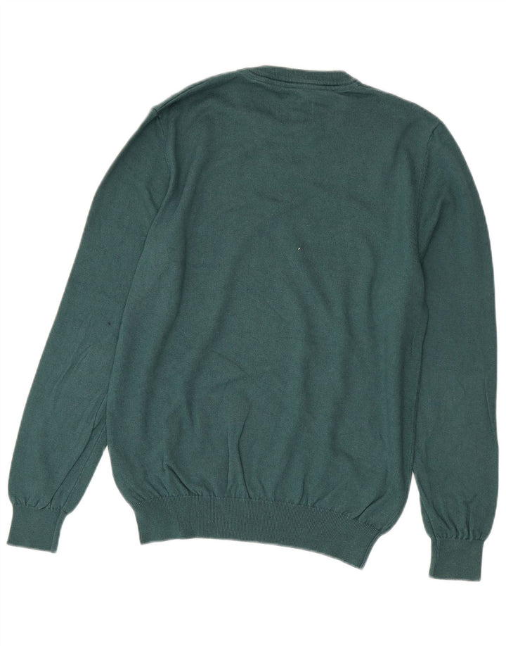 JACK WILLS Ανδρικό πουλόβερ με λαιμόκοψη, μεσαίο βαμβακερό