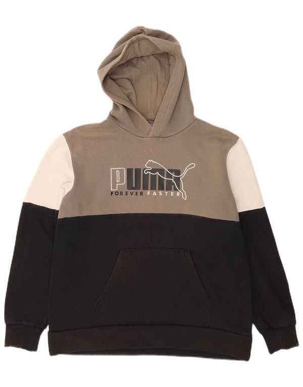 Puma Boys Graphic Hoodie Jumper 15-16 Years Πολύχρωμο Colourblock