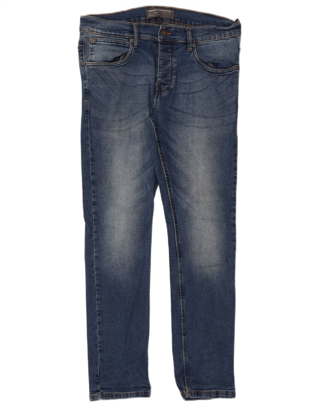ΓΑΛΛΙΚΗ ΣΥΝΔΕΣΗ Ανδρικό Slim Jeans W34 L30 Blue Cotton