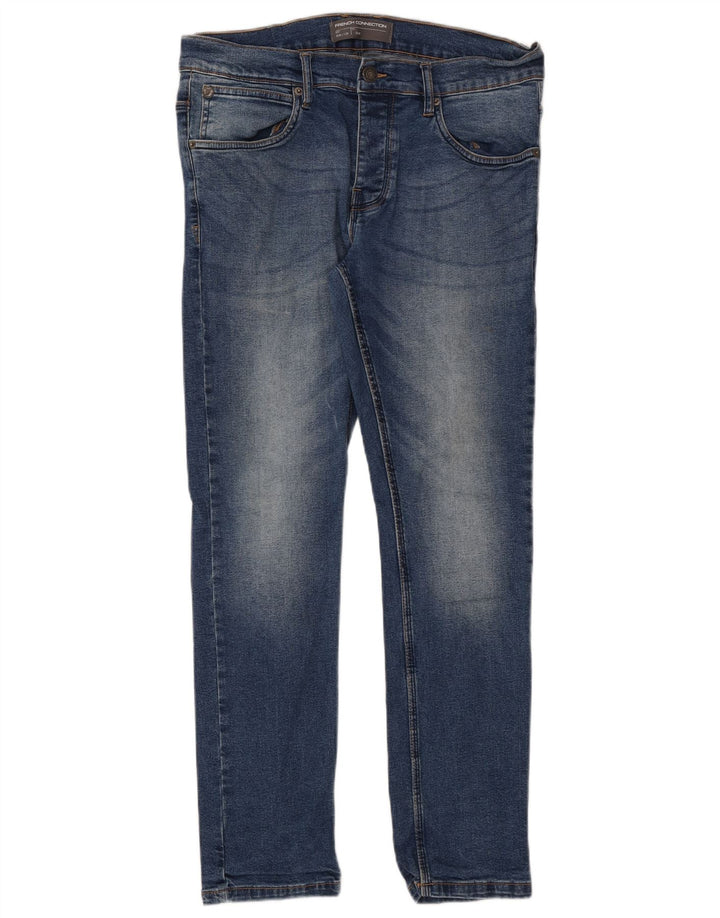 ΓΑΛΛΙΚΗ ΣΥΝΔΕΣΗ Ανδρικό Slim Jeans W34 L30 Blue Cotton