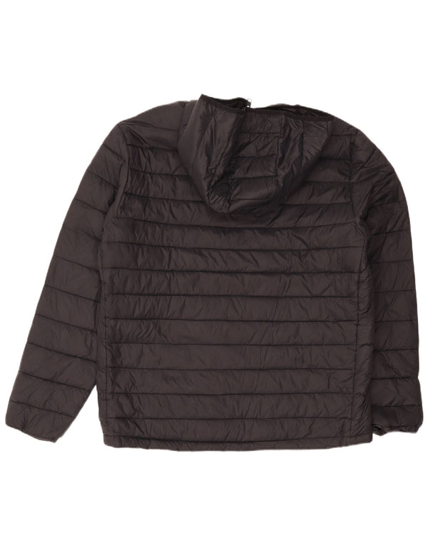 Jack & Jones Ανδρικό μπουφάν με κουκούλα UK 42 XL μαύρο