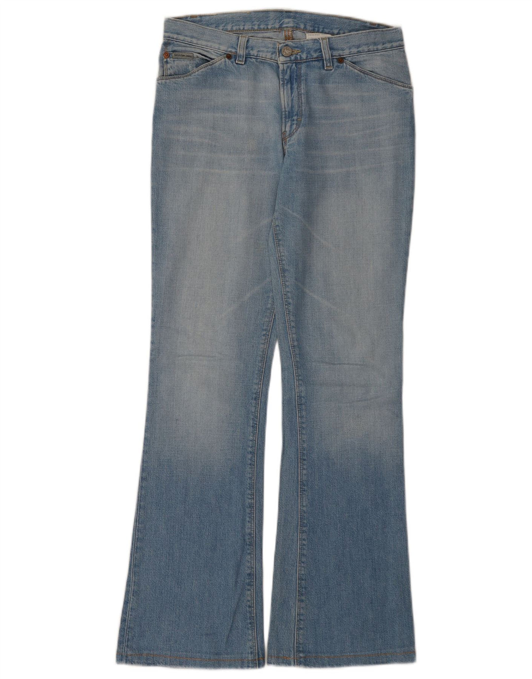 CALVIN KLEIN Γυναικείο τζιν μποτάκι W28 L30 Μπλε βαμβακερό