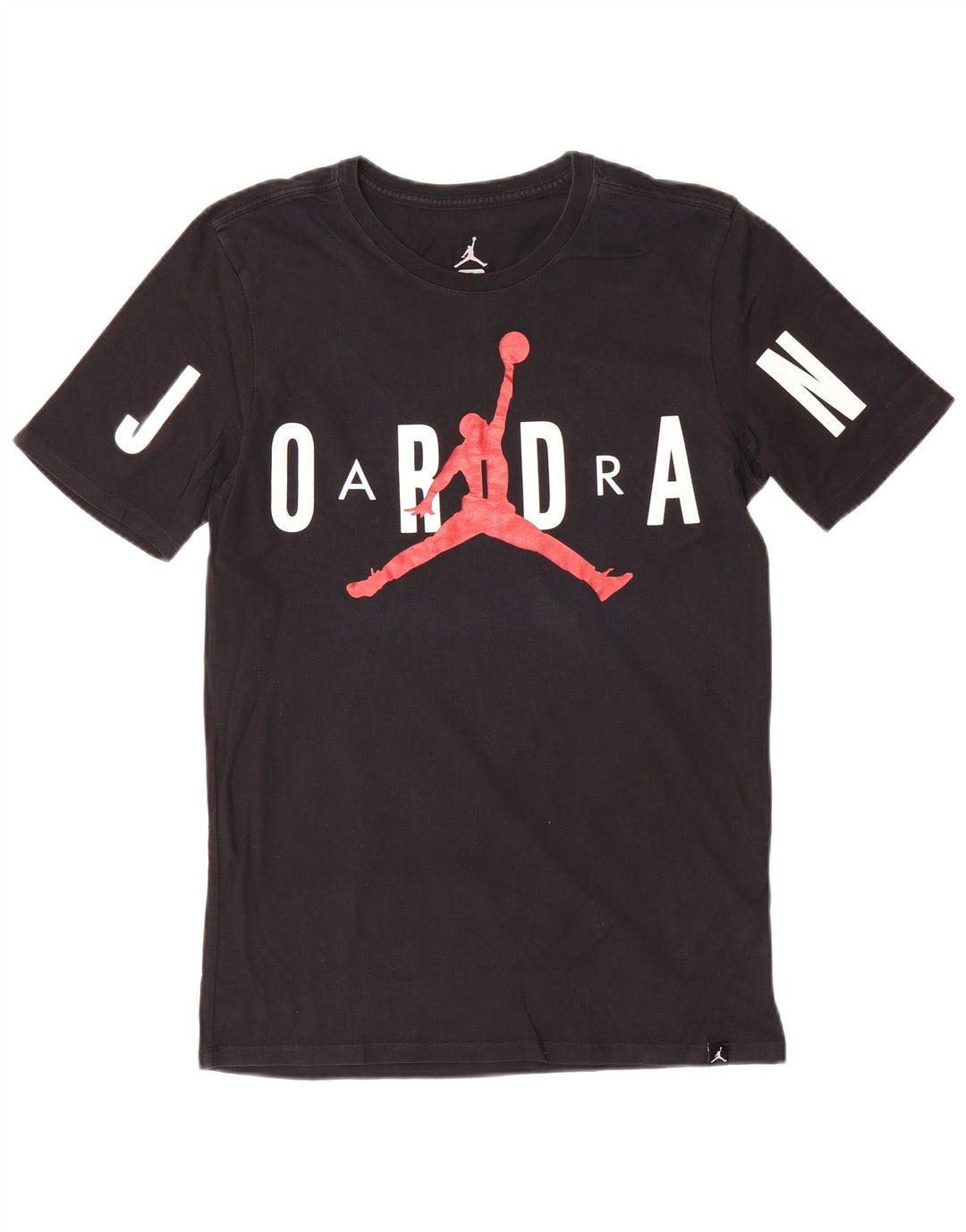 Jordan Ανδρικό γραφικό T-Shirt Top Μικρό μαύρο βαμβακερό