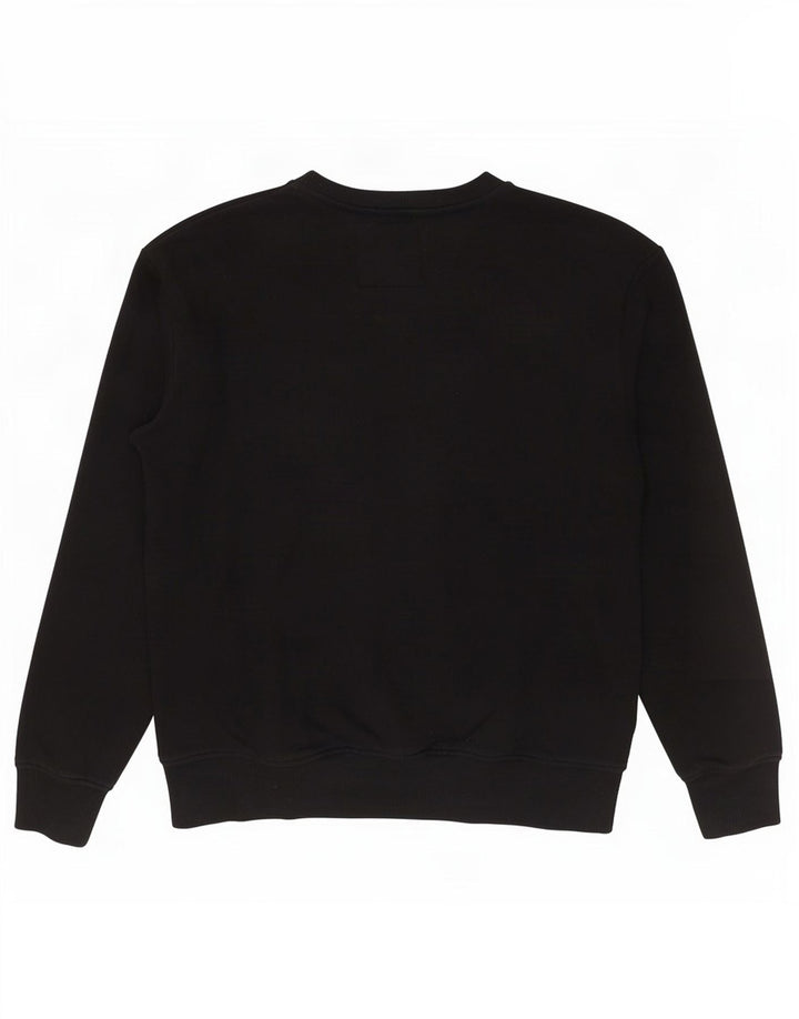 Ανδρικό γραφικό φούτερ G-Star Jumper μεγάλο μαύρο βαμβακερό