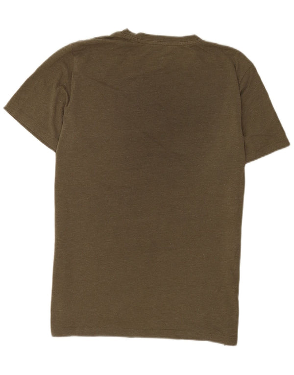 Jack & Jones Ανδρικό T-Shirt Top Medium Khaki Colourblock