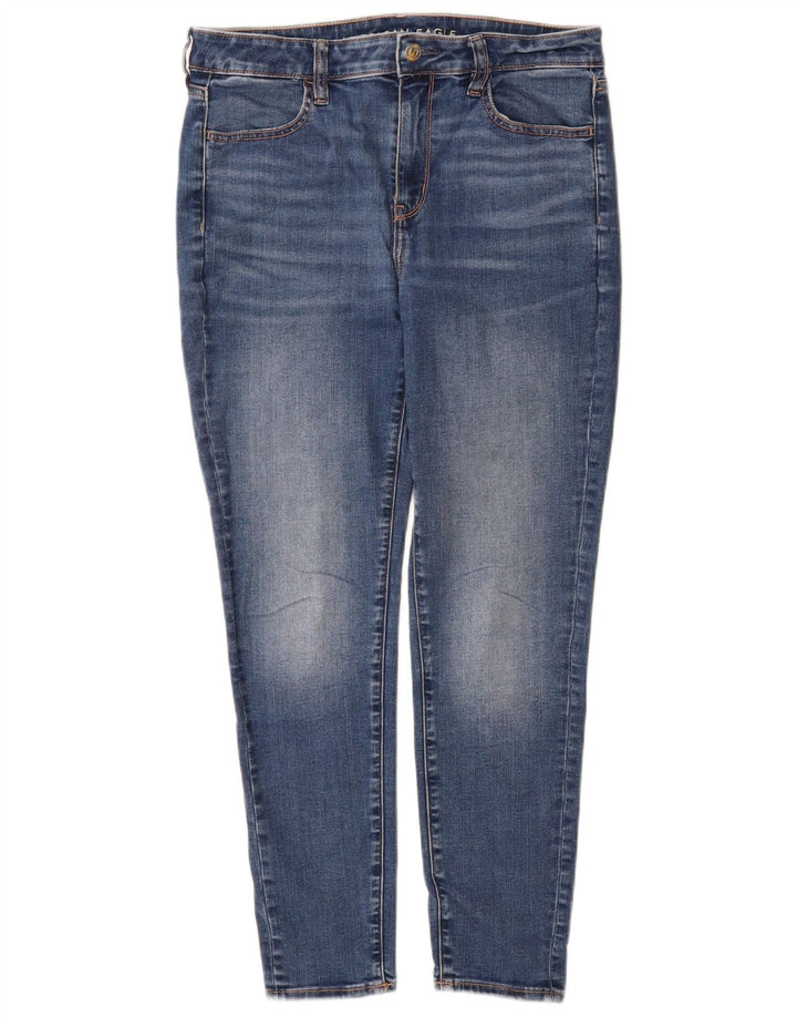 American Eagle Γυναικείο Skinny Jeans US 12 Large W30 L27 Μπλε βαμβακερό