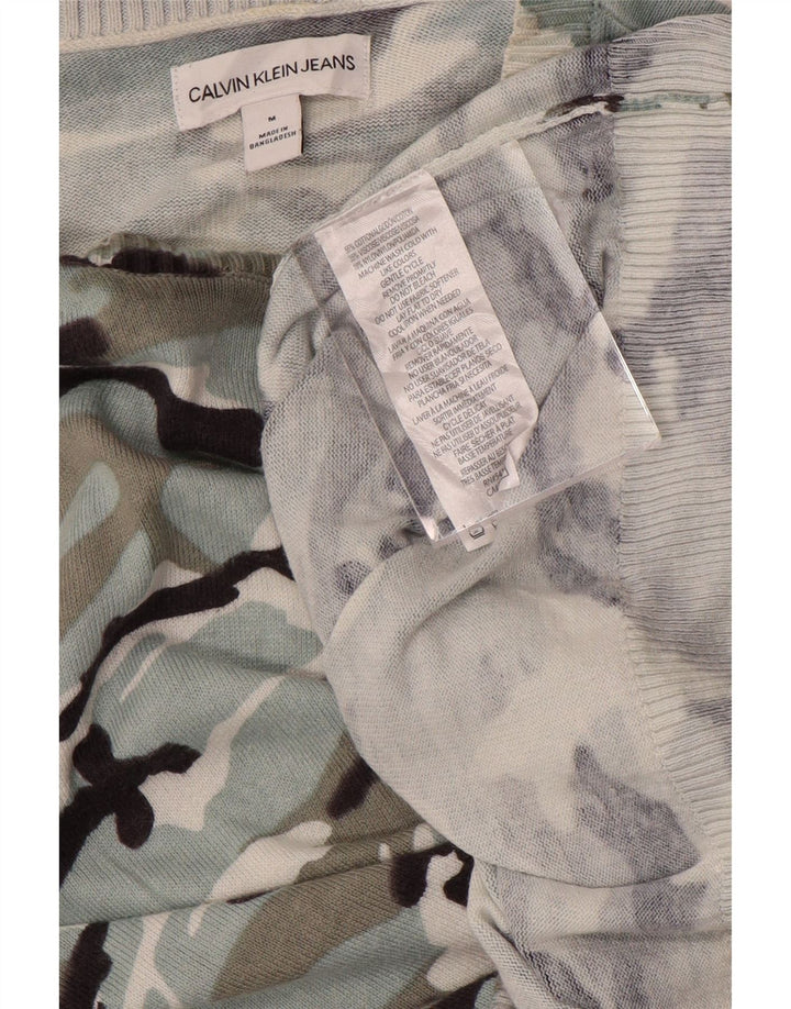 CALVIN KLEIN JEANS Γυναικείο πουλόβερ με λαιμόκαυστο UK 14 Medium Blue