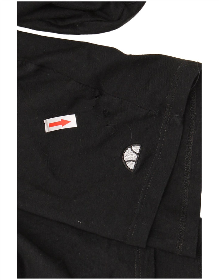 Γυναικείο γραφικό μπλουζάκι ELLESSE UK 20 2XL μαύρο βαμβακερό