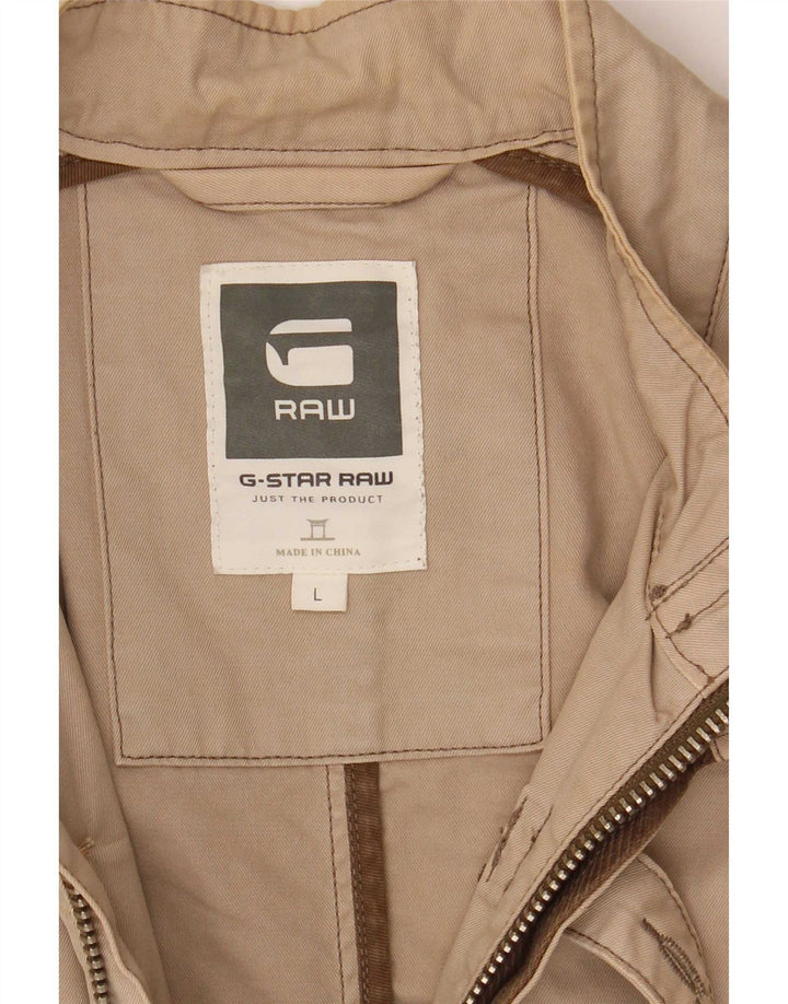 Ανδρικό Bomber Jacket G-Star UK 40 Large Beige Cotton
