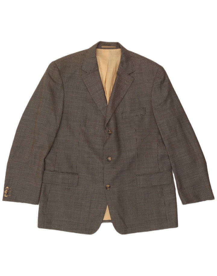 Ανδρικό σακάκι σακάκι Hugo Boss με 3 κουμπιά UK 42 XL Grey Check