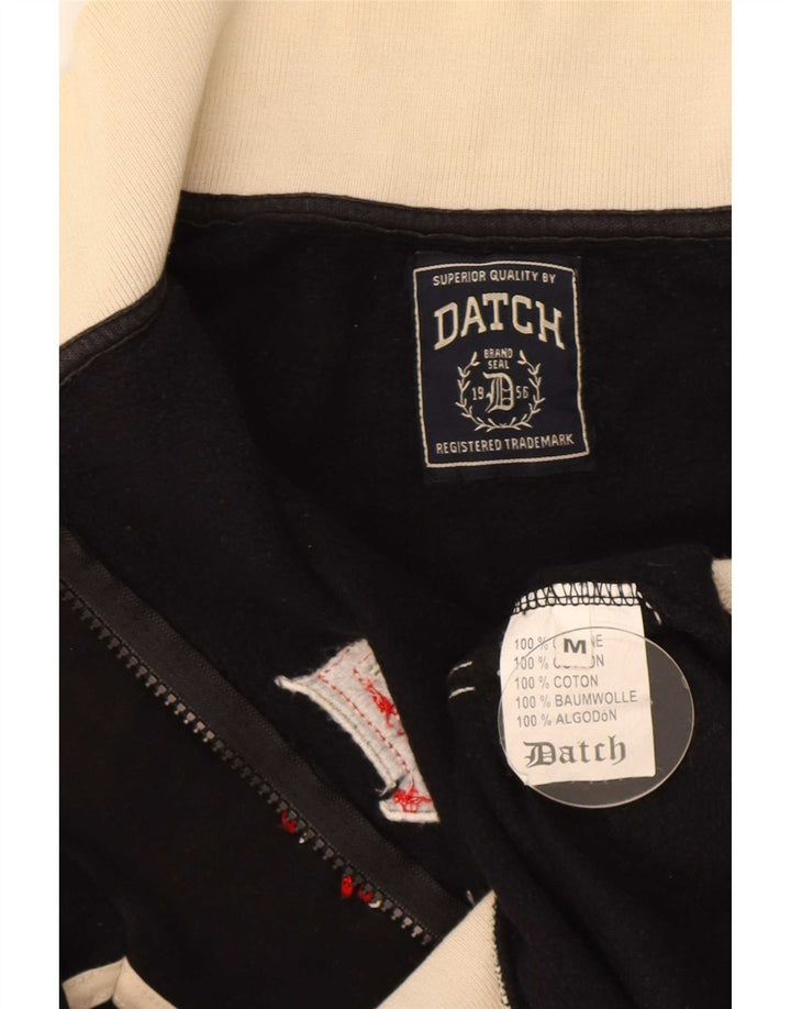 Ανδρική φόρμα γραφικής φόρμας Datch Top Jacket μεσαίο μαύρο χρώμα, βαμβακερό