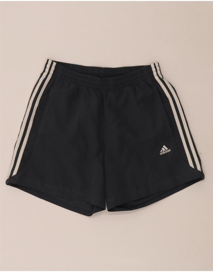 Γυναικείο αθλητικό σορτς ADIDAS Climalite UK 10 Small Navy Blue Polyester