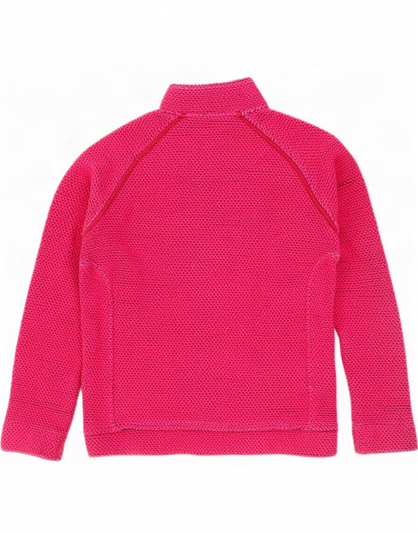 Weird Fish Γυναικεία φούτερ με φερμουάρ Jumper UK 10 Small Pink Cotton