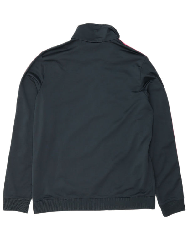 Γυναικεία αθλητική φόρμα Adidas Top Jacket UK 12/14 Medium Navy Blue Polyester