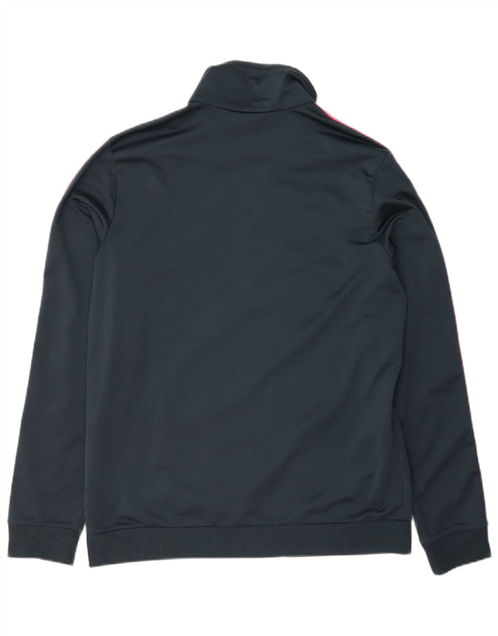 Γυναικεία αθλητική φόρμα Adidas Top Jacket UK 12/14 Medium Navy Blue Polyester