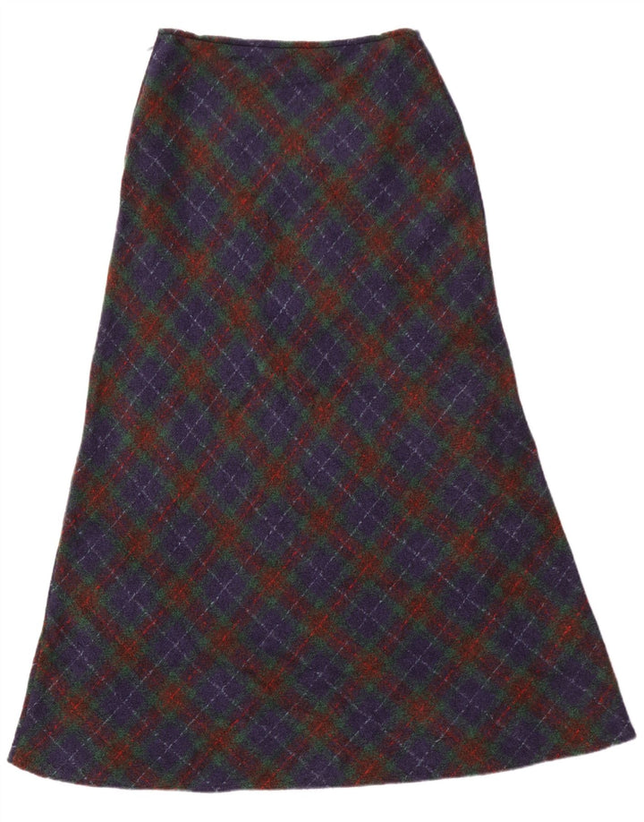 Γυναικεία Maxi Φούστα Benetton W28 Μεσαίο Μπλε Check