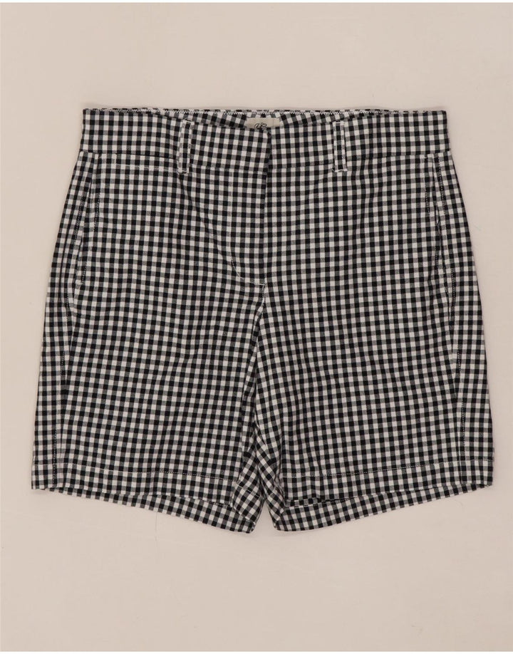 J. CREW Γυναικείο σορτς Chino US 6 Medium W30 Μαύρο βαμβακερό Gingham