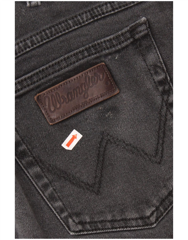 WRANGLER Ανδρικό Texas Straight Jeans W38 L30 Μαύρο βαμβακερό