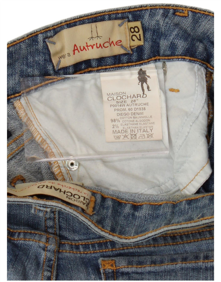 MAISON CLOCHARD Γυναικείο Slim Jeans W28 L29 Μπλε Βαμβακερό