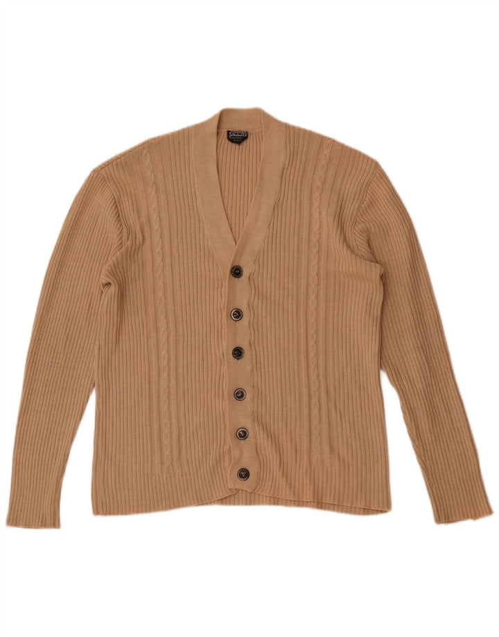 Ανδρικό πουλόβερ ζακέτα Settebello Small Beige