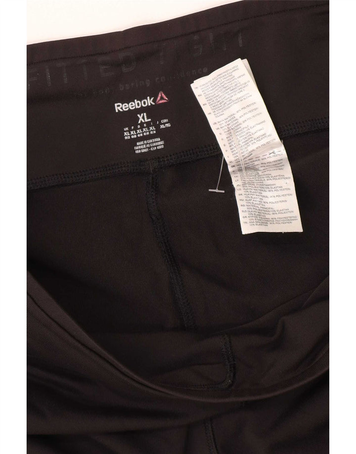 Reebok Γυναικείο Κολάν UK 20/22 XL Μαύρο Πολυεστέρας
