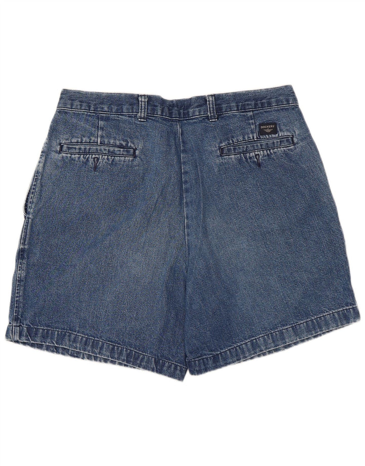 Dockers Γυναικείο τζιν σορτς W34 μεγάλο μπλε βαμβακερό