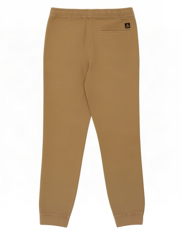 Zara Ανδρικό Joggers Chino Παντελόνι Μικρό W30 L27 Μπεζ βαμβακερό