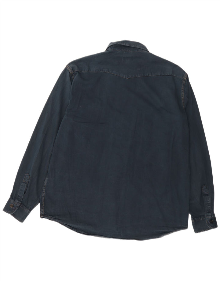 Ανδρικό τζιν πουκάμισο Carrera 2XL Navy Blue, βαμβακερό